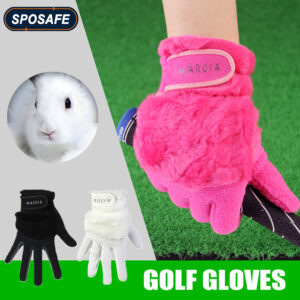 SPOSAFE Pink Women's winter Golf Glove